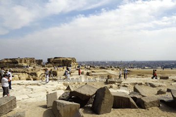 Giza with Cairo Encroaching
